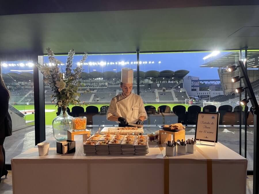 ANGERS SCO Animation culinaire stade Raymond Kopa