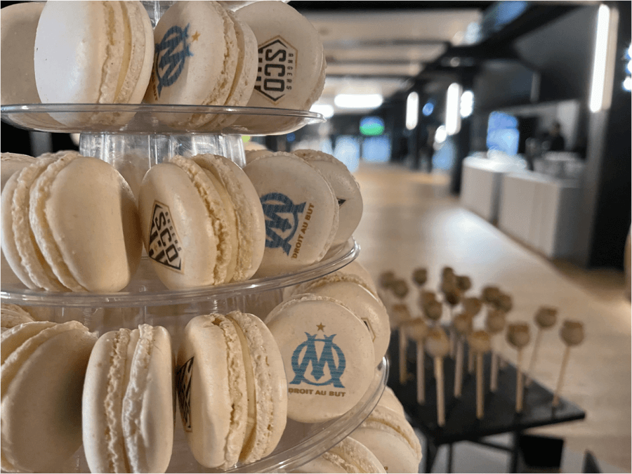 ANGERS SCO Macarons Olympique de Marseille