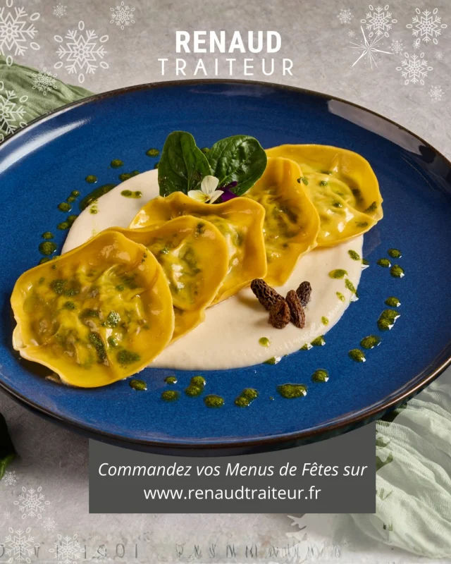 Un plat végétarien festif & gourmand
✨ Ravioles morilles épinards ricotta, crème de topinambour

Commandez sur www.renaudtraiteur.fr (lien en bio)

@les_traiteurs_de_france 
#renaudtraiteur #menusdefêtes #menudenoel #menureveillon #traiteursarthe #noël #nouvelan #végé #morilles